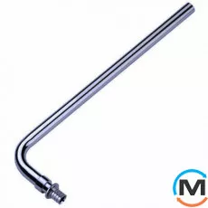 Трубка Г-подібна Aquapex для підключення радіаторів L = 1000 мм, 20 x 15 мм, Модифікація: Г-подібна L = 1000 мм, 20 x 15 мм, Діаметр (мм): 20, Робочий тиск (бар): 10, Матеріал: Латунь, фото 