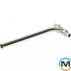 Трубка Т-подібна Aquapex для підключення радіаторів L = 500 мм, 16 x 15 мм, Модифікація: Т-подібна L = 500 мм, 16 x 15 мм, Діаметр (мм): 16, Робочий тиск (бар): 10, Матеріал: Латунь, фото 