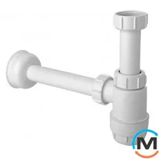 Сифон HL для мийок DN32х5/4" з декоративною розеткою., фото 