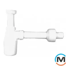 Сифон HL для мийок DN40х5/4" з декоративною розеткою., фото 