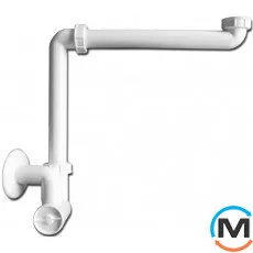 Сифон HL, що економить простір, для умивальників DN32х5/4", фото 