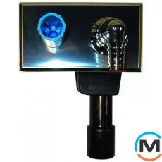 Сифон HL для пральної та посудомийної машини DN40/50 з інтегрованим підключенням води 180х100мм, фото 