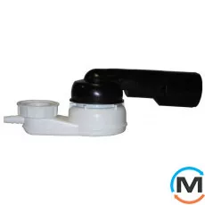 Сифон HL для ванн DN40/50х6/4" з кульовим шарніром, фото 