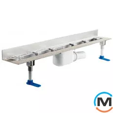 Кутовий душовий лоток HL DN 50. Довжина монтажу 800 мм, фото 