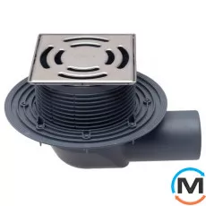 Трап HL для внутрішніх приміщень DN75 горизонтальний з морозостійким запахозапірним клапаном, 1, фото 