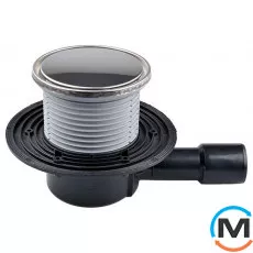 Трап HL для внутрішніх приміщень DN40/50 горизонтальний з запахозапираючим пристроєм Primus, насадок, фото 