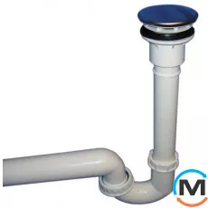 Сифон HL DN50x60-65 мм з поворотним шарніром, для Ideal Standard Duore, фото 