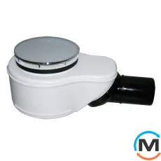 Сифон HL DN50 для душового піддону з отвором Ø 90 мм, з поворотним шарніром, фото 