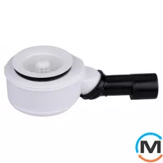 Сифон HL DN50 для душового піддону з отвором Ø 90 мм, з поворотним шарніром, фото 