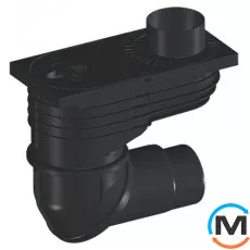 Вуличний трап HL DN125, з поворотним шарніром, із запахозапираючим пристроєм., фото 