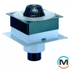 Покрівельна вирва HL DrainBox DN125 з ПВХ-консоллю, фото 