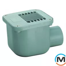 Трап HL із зворотним клапаном, навантаженням до 1.5 т., горизонтальним випуском DN 110, фото 