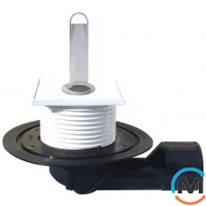 Трап HL для внутрішніх приміщень DN50/75, з вентильною плитою та стояком 100мм., фото 