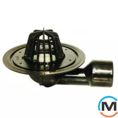 Трап HL для покрівлі DN50/75 поворотний з листовловлювачем., фото 