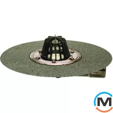 Трап HL для покрівлі DN50/75 поворотний з бітумним полотном і листовловлювачем., фото 