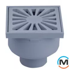 Трап HL для внутрішніх приміщень DN50 вертикальний 94х94мм ПП/ПВХ, фото 