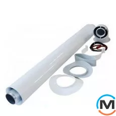 Коаксіальна труба Roda 60/100 для конденсаційних котлів, фото 