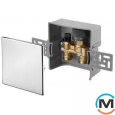 Регулювальний короб Oventrop E RTL, хромований, фото 