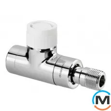 Термостатичний клапан Oventrop прямий "Е" 1/2", хромований, Діаметр різьблення: 1/2", Виконання: Прямий, Колір: Хром, фото 