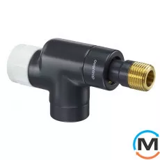 Термостатический клапан Oventrop осевой "Е" 1/2", антрацит, Диаметр резьбы: 1/2", Исполнение: Осевой, Цвет: Антрацит, фото 