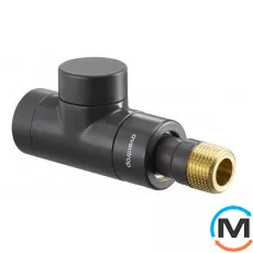 Термостатичний клапан Oventrop прямий "Е" 1/2", антрацит, Діаметр різьблення: 1/2", Виконання: Прямий, Колір: Антрацит, фото 