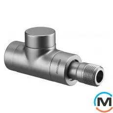 Клапан обратного потока Oventrop прямой "Combi E" 1/2", матовая сталь, фото 