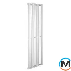 Трубчастий радіатор Betatherm Praktikum 1 1800x387x90 мм вертикальний RAL9016 (білий-матовий), Підключення радіатора: Нижнє, Колір: Білий, Конструктив: Трубчастий, Висота (мм): 1800, Кількість секцій: 10, Довжина (мм): 387, фото 