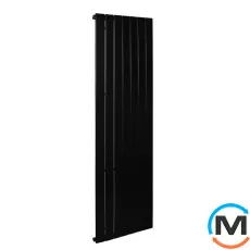 Трубчастий радіатор Betatherm Terra TV1 1800x501x83 мм вертикальний RAL9005 (чорний-матовий), Колір: Чорний, фото 