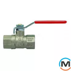 Кран кульовий Bugatti вн.-вн. ручка 2 1/2" PN 20, Тип різьблення: Внутрішня/Внутрішня, Діаметр різьблення: 2 1/2", Виконання: Прямий, Тип ручки: Ручка, Робочий тиск (бар): 20, Матеріал: Латунь, фото 