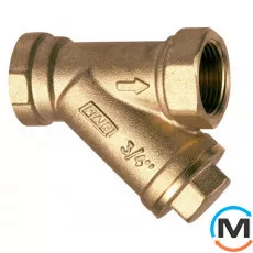 Косий фільтр FAR ВР-ВР 3/4", Діаметр різьблення: 3/4", Матеріал: Латунь, фото 