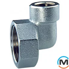 Кутовий перехідник FAR для колекторів 1"х1/2", фото 