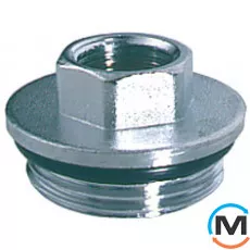 Прохідна заглушка FAR для паралельного колектора 3/4"- 1/2", фото 