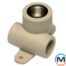 Полипропиленовый тройник Ekoplastik настенный В.Р. 20 мм х 1/2", Тип резьбы: Внутренняя, Диаметр резьбы: 1/2", Диаметр (мм): 20, фото 