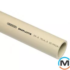 Полипропиленовая труба Ekoplastik PN 20 мм 110 мм, Назначение труб: Водоснабжение, Диаметр (мм): 110, Рабочее давление (бар): 20, фото 