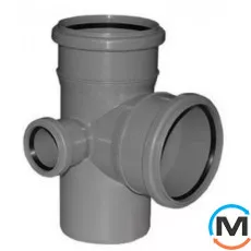 Хрестовина каналізаційна двоплощинна Valsir 100/50/100 67°, Варіант: Двоплощинна, Вид каналізації: Внутрішня, Тип каналізації: Проста, Градус (град.): 67, Модифікація: 100/50/100 67°, Діаметр (мм): 100, Матеріал: Полівінілхлорид (ПВХ), фото 