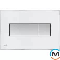 Кнопка керування Alca Plast з кольоровою пластиною (дошка – біла), фото 