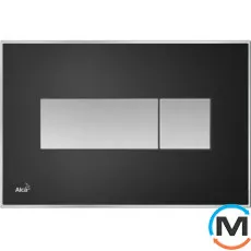 Кнопка керування Alca Plast з кольоровою пластиною (дошка – чорна), фото 