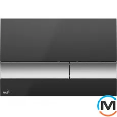 Кнопка керування Alca Plast (чорна/хром-матова), фото 