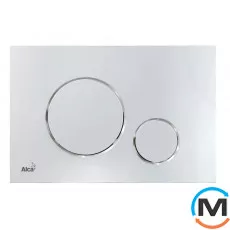 Кнопка керування Alca Plast для прихованих систем інсталяції, хром-глянець, фото 