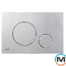 Кнопка керування Alca Plast для прихованих систем інсталяціїб хром-мат/хром-глянець, фото 