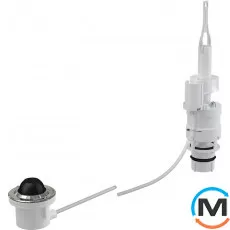 Кнопка пневматичного змиву на відстані Alca Plast,метал, фото 