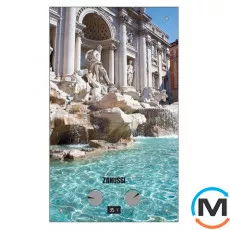 Газова колонка Zanussi GWH 10 Fonte Glass Trevi, Тип розпалювання: Електронний, Теплова потужність (кВт): 18.5, Тип камери згоряння: Відкрита, Колір: Trevi, Підведення труб: Нижня, Продуктивність (л/хв): 10, Спосіб встановлення: Настінний, Електроживлення: 3 V, фото 