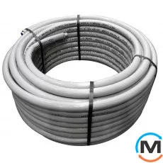 Труба металлопластиковая Valsir в изоляции MIXAL 20 х 2 мм (бухта 50 м), Исполнение: В изоляции, Диаметр (мм): 20, Вариант: MIXAL, Модификация: Бухта 50 м, Толщина стенки (мм): 2.00, фото 