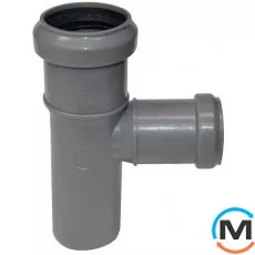 Трійник каналізаційний Valsir 110/110 87°, Вид каналізації: Внутрішня, Тип каналізації: Проста, Градус (град.): 90, Модифікація: 110/110 87°, Діаметр (мм): 100, Матеріал: Полівінілхлорид (ПВХ), фото 