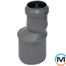 Перехідник каналізаційний Valsir 50/32, Варіант: 50/32, Вид каналізації: Внутрішня, Тип каналізації: Проста, Виконання: Простий, Діаметр (мм): 50, Матеріал: Полівінілхлорид (ПВХ), фото 