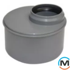 Перехідник каналізаційний Valsir 100/75, Варіант: 100/75, Вид каналізації: Внутрішня, Тип каналізації: Проста, Виконання: Простий, Діаметр (мм): 100, Матеріал: Полівінілхлорид (ПВХ), фото 