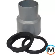 Перехідник каналізаційний чавун-пластик Valsir 100, Вид каналізації: Внутрішня, Тип каналізації: Проста, Діаметр (мм): 100, Матеріал: Полівінілхлорид (ПВХ), фото 