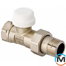 Клапан Valtec термостатичний прямий 3/4", Діаметр різьблення: 3/4", Виконання: Прямий, Колір: Нікельований, фото 
