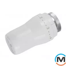 Термостатическая головка Schlosser DIAMANT STANDARD SH белая, фото 