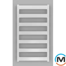 Сушка для рушників Genesis-Aqua BULL 1000x530 білий, Колір: Білий, Висота (мм): 1000, фото 